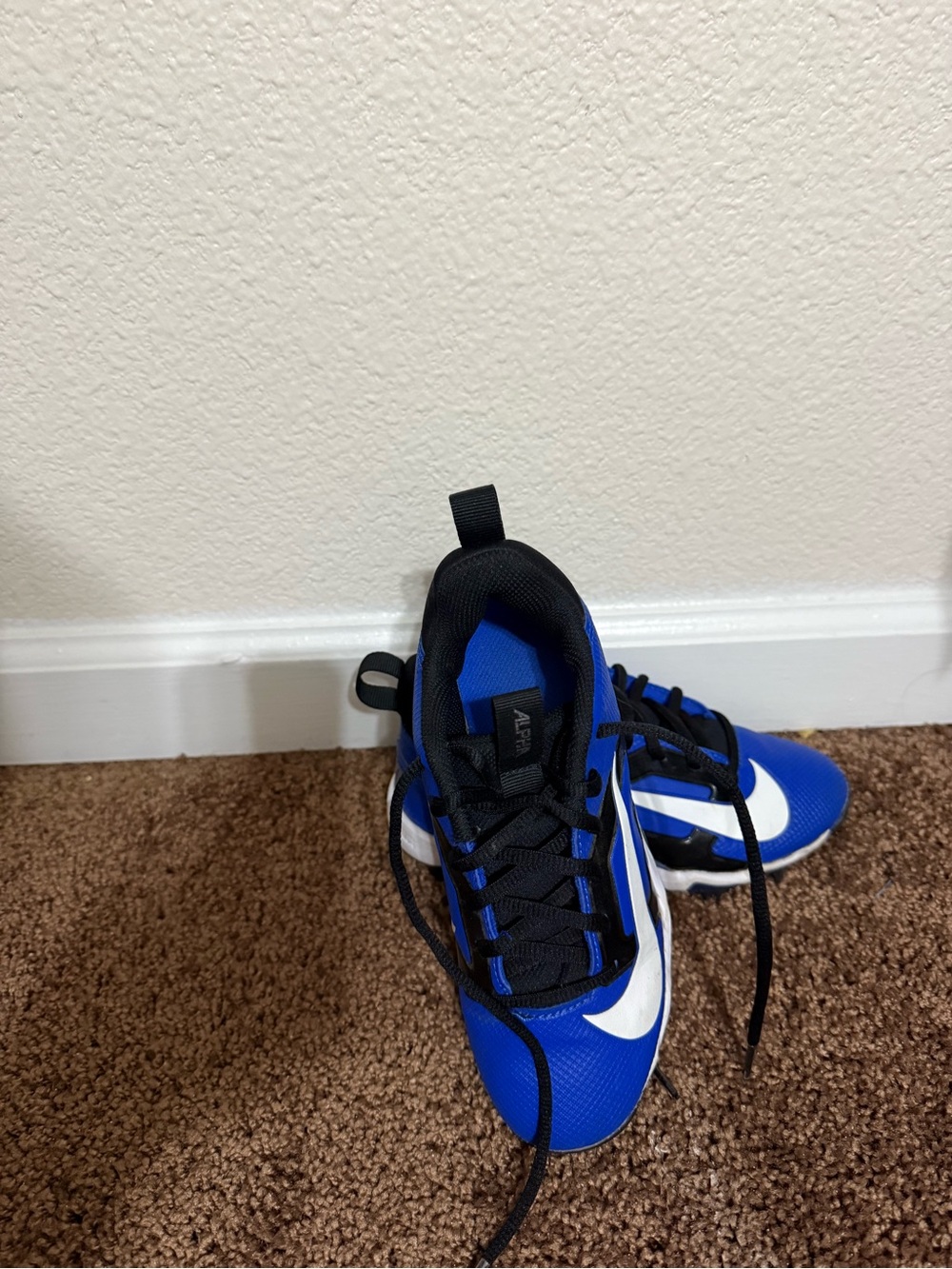 Nike Kids Royal Blue and White Athletic Sneakers